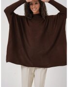 Big Dart Pulover dama - BigDart - cu guler inalt - dungi - tricot - Camila Maro -