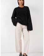 Big Dart Pulover dama - BigDart - Relaxed Fit - tricotaj acrilic - Negru -