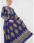 Big Dart Rochie maxi dama - decolteu V - HiCCUP - viscoza - multicolor