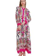 Big Dart Rochie maxi dama HiCCUP - imprimeu - viscoza - multicolor