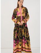 Big Dart Rochie maxi - HiCCUP BDART - inchidere cu nasturi - textil - galben