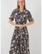 Big Dart Rochie midi - HiCCUP - imprimeu - bleumarin - textil