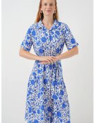 Big Dart Rochie midi - HiCCUP - Textil - Albastru indigo - Albastru