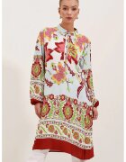 Big Dart Rochie midi - Rosu - Visiniu