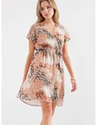 Big Dart Rochie mini dama - HiCCUP - imprimeu floral - decolteu in V - textil - multicolor