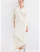 Big Dart Rochie tricotata - guler inalt - Crema naturala -