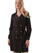 Big Dart Trenci dama - HiCCUP - textil - negru