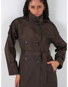 Big Dart Trenci dama Regular Fit - maro mocha - textil