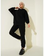Big Dart Trening BigDart - hanorac cu gluga si pantaloni supradimensionati - poliester/lycra - Negru -