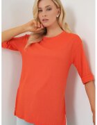 Big Dart Tricou dama - HiCCUP - texturat - portocaliu - poliester - maneca scurta