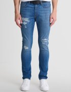 Big Star Blugi barbati - skinny - talie joasa - albastru - denim
