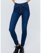 Big Star Blugi skinny cu talie inalta Clara - Bleumarin