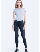 Big Star Blugi skinny cu talie inalta Melinda - Bleumarin