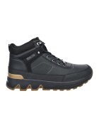 Big Star Bocanci flatform de piele ecologica cu sireturi - Gri antracit