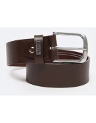 Big Star Curea de piele cu o catarama argintie