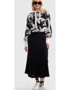Big Star Fusta midi evazata Zizalia 906
