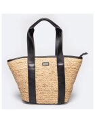 Big Star Geanta shopper din paie - cu aspect impletit