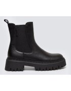 Big Star Ghete Chelsea din piele cu insertii din textil