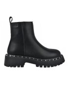 Big Star Ghete de piele cu fermoar - Negru