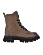 Big Star Ghete din piele ecologica cu aspect patinat - Maro