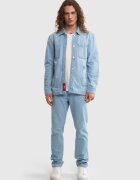 Big Star Jacheta-camasa din denim - Albastru deschis