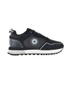 Big Star Pantofi sport cu garnituri din piele intoarsa ecologica - Negru