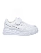 Big Star Pantofi sport de piele ecologica cu banda velcro - Alb