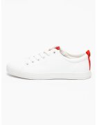 Big Star Pantofi sport de piele ecologica cu detalii contrastante - Alb