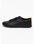 Big Star Pantofi sport de piele ecologica cu detalii contrastante - Negru
