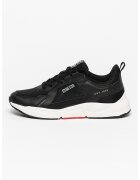Big Star Pantofi sport de piele ecologica si material textil - Negru