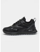 Big Star Pantofi sport de piele ecologica si plasa - Negru