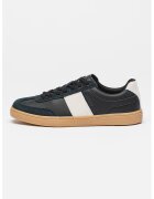 Big Star Pantofi sport low cut cu garnituri din piele intoarsa - Negru/Gri deschis