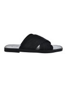 Big Star Papuci cu aspect tesut - Negru