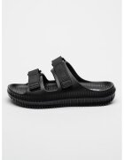 Big Star Papuci cu logo si velcro - Negru