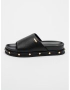 Big Star Papuci de piele ecologica cu nituri - Negru