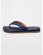 Big Star Papuci flip-flop texturati - Portocaliu mandarina/Bleumarin