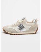 Big Star Paqntofi sport low-cut cu detalii de piele intoarsa - Gri deschis/Alb murdar/Argintiu