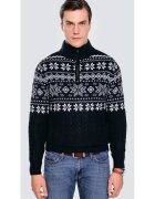 Big Star Pulover cu model scandinav Kevino 403