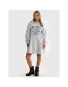 Big Star Rochie cu gluga si imprimeu logo - Gri