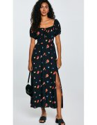 Big Star Rochie cu maneci bufante si imprimeu floral Roksi