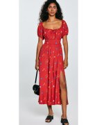 Big Star Rochie cu slit lateral si imprimeu floral Roksi