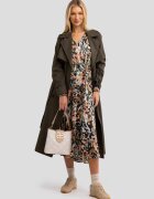 Big Star Rochie evazata cu animal print Natela - Multicolor