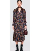 Big Star Rochie midi cu imprimeu si cordon in talie Umi