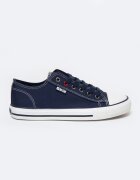 Big Star Tenisi cu logo din material textil