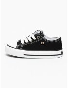 Big Star Tenisi de material textil cu varf intarit - Negru