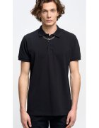 Big Star Tricou uni din bumbac cu guler polo Markol