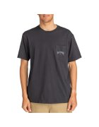 Billabong Tricou barbati bumbac STACKED ARCH NEGRU - Negru