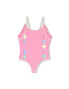 Billieblush Costum de baie cu paiete - Roz deschis