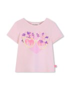 Billieblush Tricou cu paiete - Violet/Roz deschis