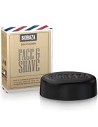 Biobaza Sapun natural pentru fata si barbierit cu carbune activ - 100 g
